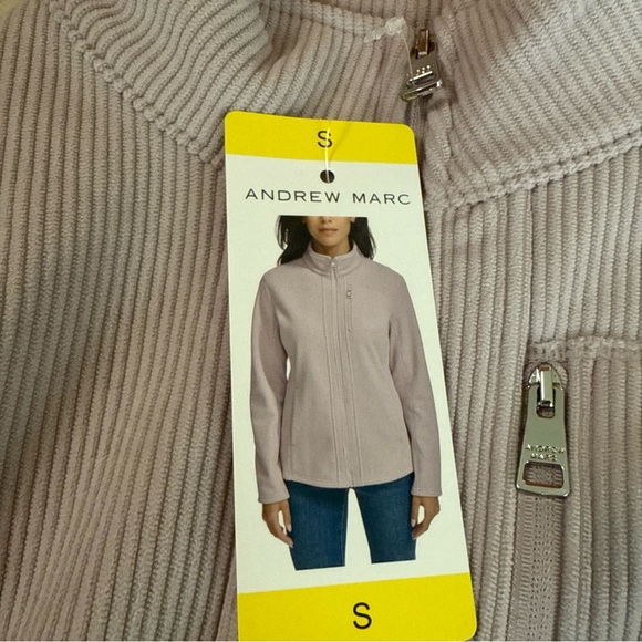 Andrew Marc Women's Ribbed Full Zip Jacket, Size  S - Picture 2 of 5